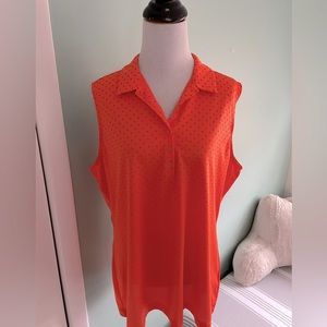 Nike golf sleeveless golf shirt